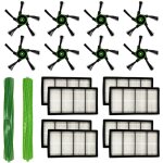 Kit de recharge pour aspirateur robot irobot roomba s9 (9150) s9 + s9 plus (9550) s�rie s, pi�ce de rechange ...