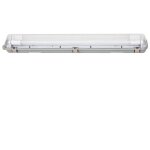 Kit de réglette led ip65 + 2 tube néon led 150cm t8 22w - unité / blanc chaud - silumen Kit de réglette led ip65 + 2 tube néon led 150cm t8 22w - unité / blanc chaud - silumen