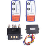 Kit de relais de treuil 12v 250a avec interrupteur de contacteur de relais de t�l�commande pour v�hicule ...