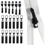 Kit de r�paration de fermeture �clair - 24 pi�ces - 3 tailles - pour r�paration de fermetures �clair ...