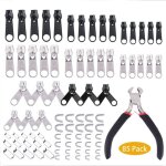 Kit de rparation de fermetures  glissire de 85 pices pour tentes, sacs de couchage, valises