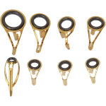 Kit de r�paration de guides de canne � p�che 8 pi�ces, anneaux en c�ramique et acier inoxydable, remplacement ...