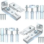Kit de r�paration de mat�riel - lot de 2 pi�ces de rechange pour portes, un pivot de 3 / 8 , une roue ...