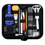 Kit de r�paration de montre avec 147 outils, incluant une barre � ressort ouylaf
