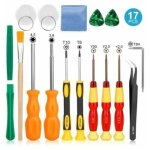 Kit de r�paration de tournevis professionnel 17 en 1 pour nintendo switch / joycon, new 3ds et nintendo ...