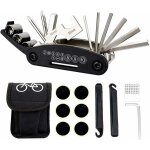 Kit de réparation de vélo 16 en 1, ensemble d'outils multifonctions avec sac de patchs de vélo auto - ... Kit de réparation de vélo 16 en 1, ensemble d'outils multifonctions avec sac de patchs de vélo auto - ...