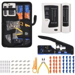 Kit de rseau, matriel ensemble de pinces de fil outils d'entretien mnager, outil de combinaison de ...