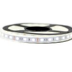 Kit ruban 12v professionnel 5050 - 60 leds / m - 5 ou 10 m�tres au choix - blanc froid �tanche (ip67) ...