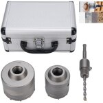 Kit de scie cloche  bton , forets circulaires, scie cloche pour bton, ciment, mur de briques, pierre, ...