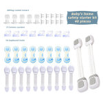 Kits scurit de bb ? 20caches prises lectrique pour enfant ( caches) + 8 protection table enfant ...