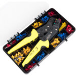 Kit de sertissage de pinces  bornes isoles - sertissage  cliquet, connecteurs de bornes de fil isols, ...