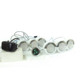 Spot encastrable ext�rieur 68mm ? rgb ip68 �tanche ? syst�me de contr�le multifonction ? transformateur ...
