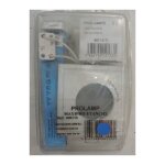 Prolamp - kit spot encastr� �tanche halogene 35w fixe blanc carr� 80x80mm lampe gu5. 3 et transfo 12v ...