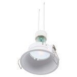 Kit spot encastrable fixe �82mm (blanc) + ampoule gu10 5, 4w + - blanc froid