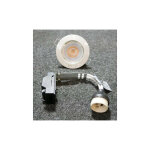 Kit spot encastre led 6. 5w blanc fixe  78x104mm ampoule gu10 3000k 450lm 230v non - dimmable ip20 kit ...