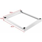 Kit de superposition pour lave - linge sche - linge standard 60 cm blanc