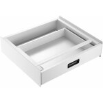 Kit de superposition pour lave - linge sèche - linge standard 60 cm avec tiroir blanc Kit de superposition pour lave - linge sèche - linge standard 60 cm avec tiroir blanc
