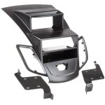 Kit support autoradio 2din ford fiesta ap09 compatible avec voiture avec ecran - vide poche - noir