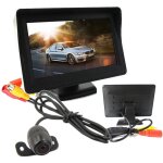 Kit telecamera retromarcia monitor 4, 3  tft lcd staffed camper