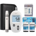 Crea - kit de test de diabte pour moniteur de glycmie avec 50 bandelettes de test sans codage, 50 lancettes ...