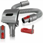 Kit de toilettage pour animaux, compatible dyson v11 v10 v8 v7 - brosse + tuyau flexible + adaptateur ...