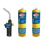 Kit torche pro - fire + 2 bouteilles de gaz mapp 1' 1500002772 super ego