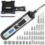 Kit de tournevis lectrique sans fil rechargeable 4v, batterie lithium - ion rechargeable usb, embouts ...