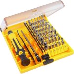 Kit de tournevis, outils de prcision de rparation magntique 45 in 1 tournevis avec une pince  piler ...