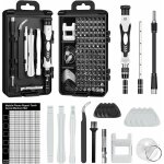 Kit tournevis de prcision - 120 en 1 mini tournevis kit outil informatique - pc macbook iphone lunettes ...