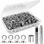 Kit de trousse � oeillets outils 12mm - 120 ensembles oeillet m�tallique - grommet outils � oeillet pour ...