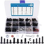 Kit universel de 500 pi�ces, vis � t�te creuse, �crous, boucles m3 et m4 pour v�hicules t�l�command�s, ...
