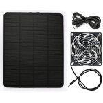 Kit de ventilateur de panneau solaire, kit de ventilateur � �nergie solaire �tanche 10 w, ventilateur ...