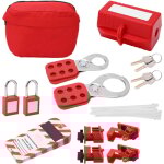 Kit de verrouillage de verrouillage avec cadenas de s�curit�, loquets de disjoncteur, �tiquettes loto, ...