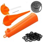 Kit de vidange d'huile harley, comprenant une cl� � filtre � huile et un entonnoir � huile
