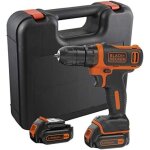 Black & decker ? perceuse - visseuse sans fil 12v avec 2 batteries 1, 5ah ? couple 26nm ? vitesse 550tr ...