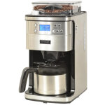 Kitchen chef - cafeti�re programmable isotherme avec broyeur 12 tasses 1000w inox kcp4266