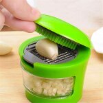 Kitchen innovations presse - ail, broyeur, coupe - ail, hachoir ? comprend un plucheur d'ail en silicone ...