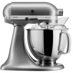 Kitchenaid - robot p�tissier multifonction � t�te inclinable 4, 8l 300w gris argent 5ksm175psecu