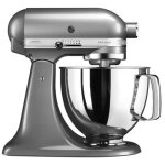 Kitchenaid - robot sur socle 4, 8l 300w gris argent 5ksm125ecu
