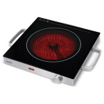 Kitchenchef - r�chaud vitroc�ramique 2000w inox - kitchen chef - kcppv2000