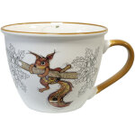 Bol avec anse en porcelaine cureuil 550 ml
