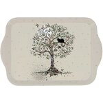 Mini plateau en m�lamine chat dans l'arbre 20 cm