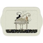 Mini plateau rectangulaire chats et piano Mini plateau rectangulaire chats et piano
