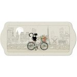 Plateau rectangulaire bug art chat vlo