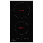 Fimei plaque de cuisson c�ramique 2 br�leurs contr�le tactile 3000 w