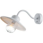 Klampenborg applique d'ext�rieur dome blanc, ip44 - elstead