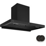 Klarstein - aeroclean hotte aspirante - 90 cm hotte murale, 721 m� / h boost, cee a + + , led 3800 - ...