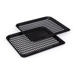 Klarstein - aerovital fry set de 2 grilles de cuisson pour friteuse 24x 20cm acier