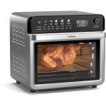 Klarstein - airglaze friteuse sans huile ? 34 l, 2200 w, 19 programmes, r�tisserie, �cran tactile, acier ...