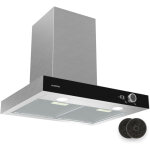 Klarstein - airnova hotte aspirante - 60 cm hotte murale, 620 m� / h, cee a + + , led 6500 k, silencieuse ...